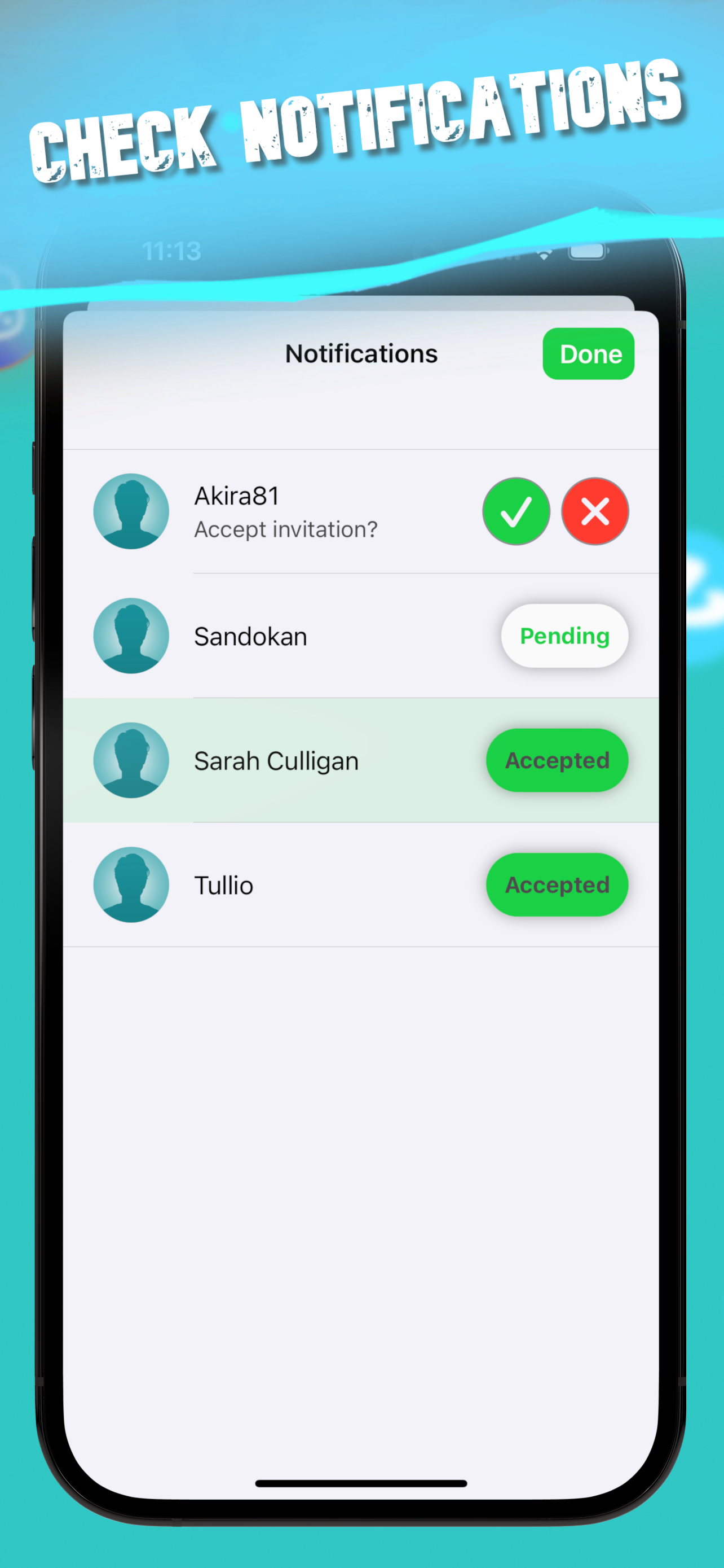 SharedBiz notifications screen light mode